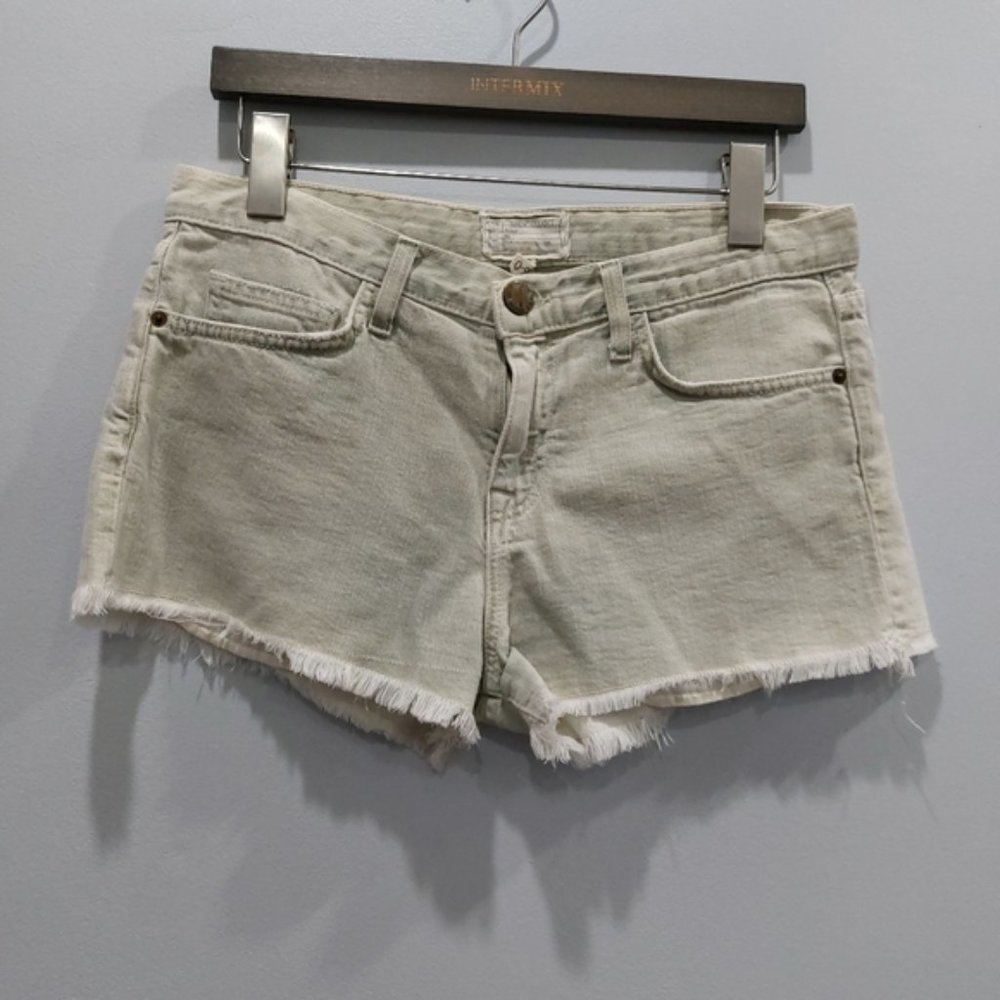 Current Elliott The Boyfriend Short Raw Hem Size 26